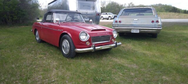 1967 datsun fairlady convertible red rwd manual