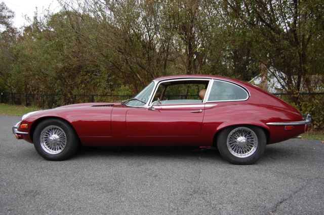 jaguar xke v-12 coupe heritage certificate manual transmission beautiful example