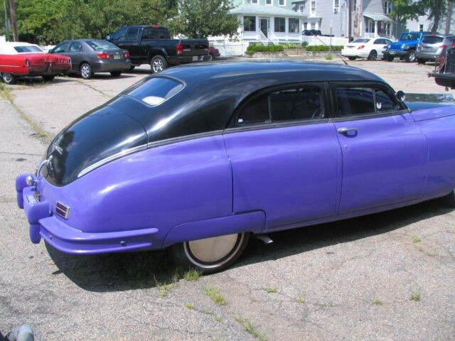 custom two-tone chopped 1948 packard in new jersey 350 v8 a/t hot rod lead sled