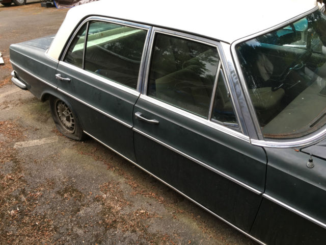 rare 1967 mercedes 300sel 6 cylinder m189 109.015 euro tow hitch