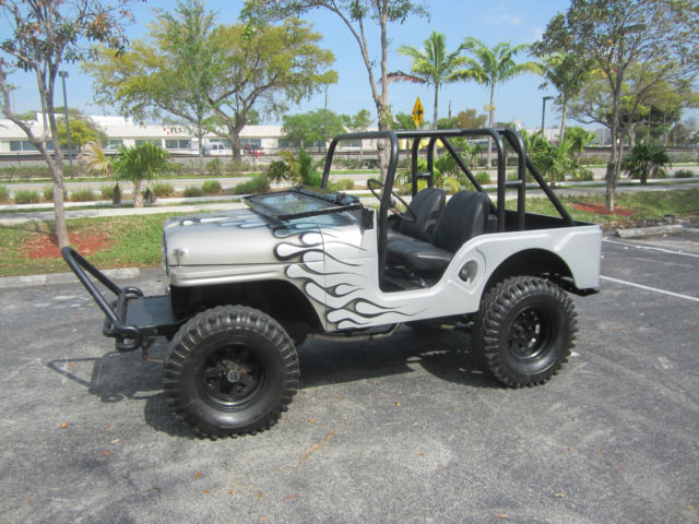1956 jeep willys custom paint 4x4 military army jeep runs great make offer