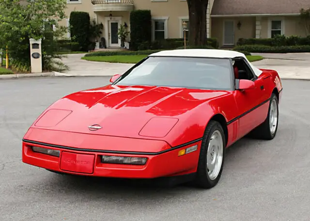 best colors - hard & soft top - 1989 chevrolet corvette c4 convertible - 88k mi