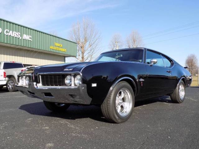 1969 oldsmobile cutlass 0 black coupe v8 5.7l automatic