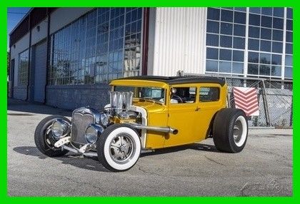 1931 ford model a sedan, 364 stroker 500hp v8, 4-speed manual transmission