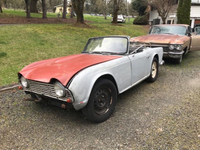 1964 triumph tr4 barn find very solid complete easy project running when parked