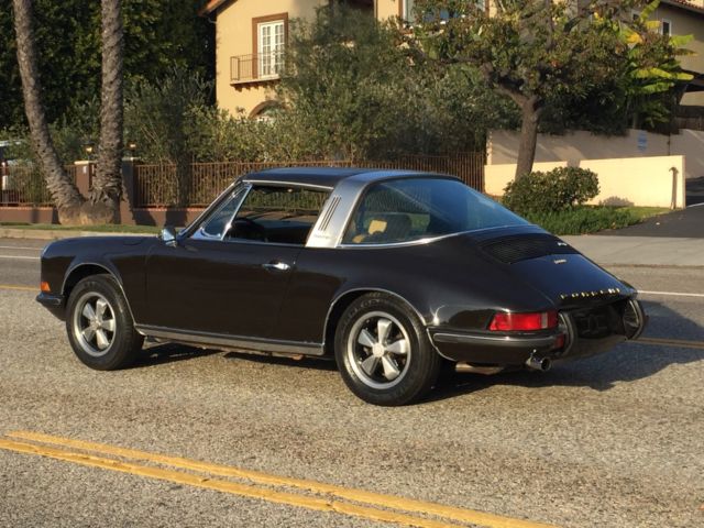 1972 porsche 911 t targa 2.4 fuel injected ac ! one owner cali car barn find!