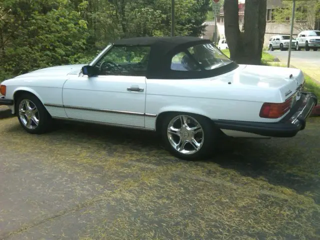 560sl mercedes rag top/hard top combo
