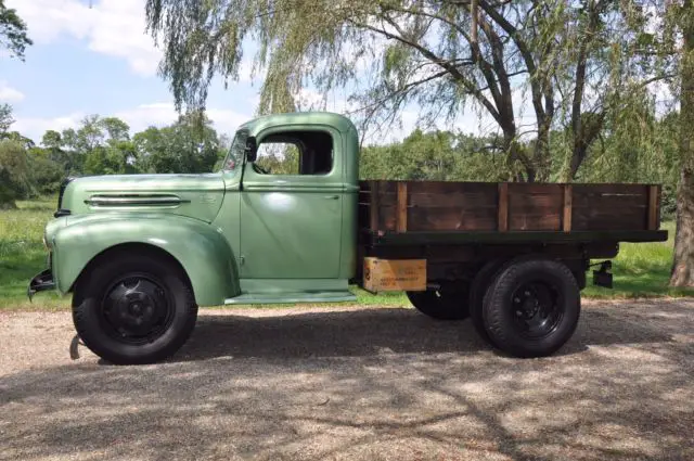 1946 ford 1.5 ton stake body truck restored in perfect working condition!!