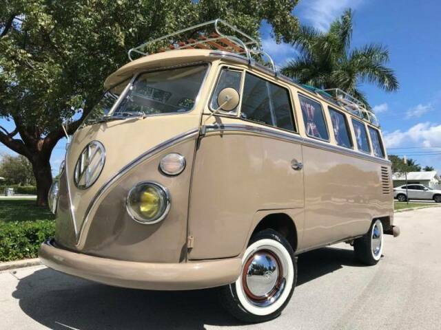 1973 volkswagen vanagon 12597 miles 2 tone tan passenger van other 4-cylinder