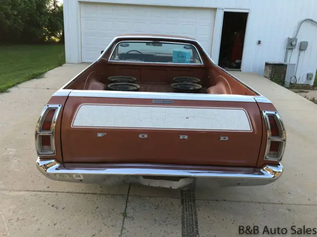 1979 ford ranchero gt 84690 miles dark orange metallic regular cab 8 cyl, automa