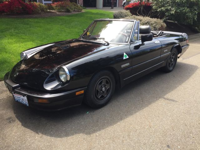 1989 alfa romeo spider quadrifoglio 2.0l