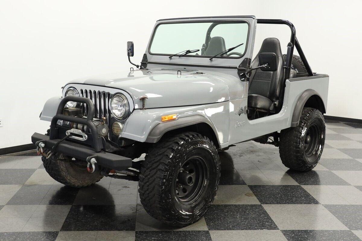 1980 jeep cj 304 v8 nardo gray 10936 miles