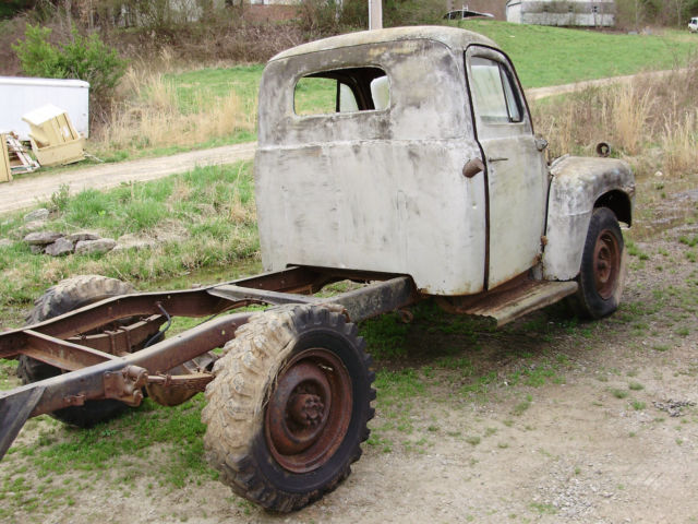 1949 ford pickup f1 - (actually an f3 same as f1 except heavy duty frame)