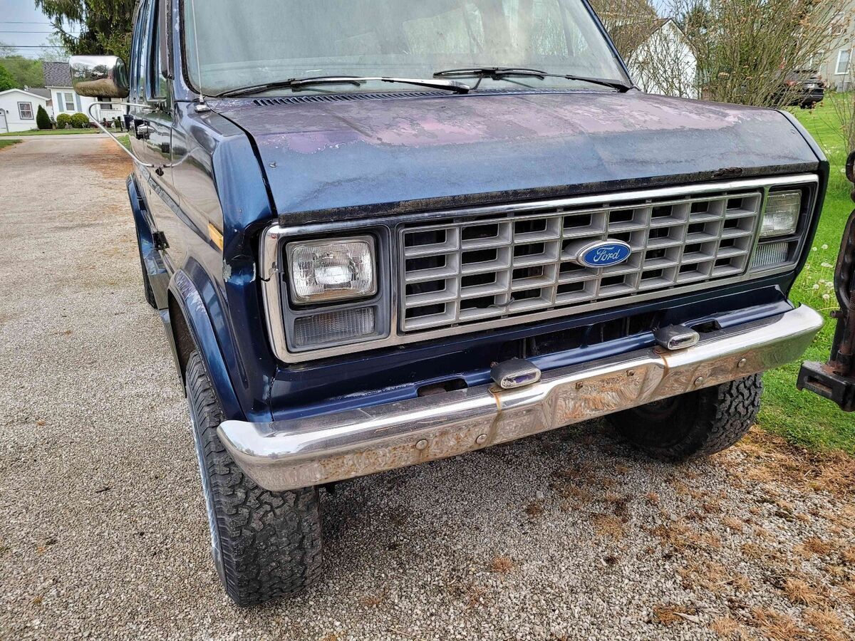 1979 ford econoline van blue pathfinder