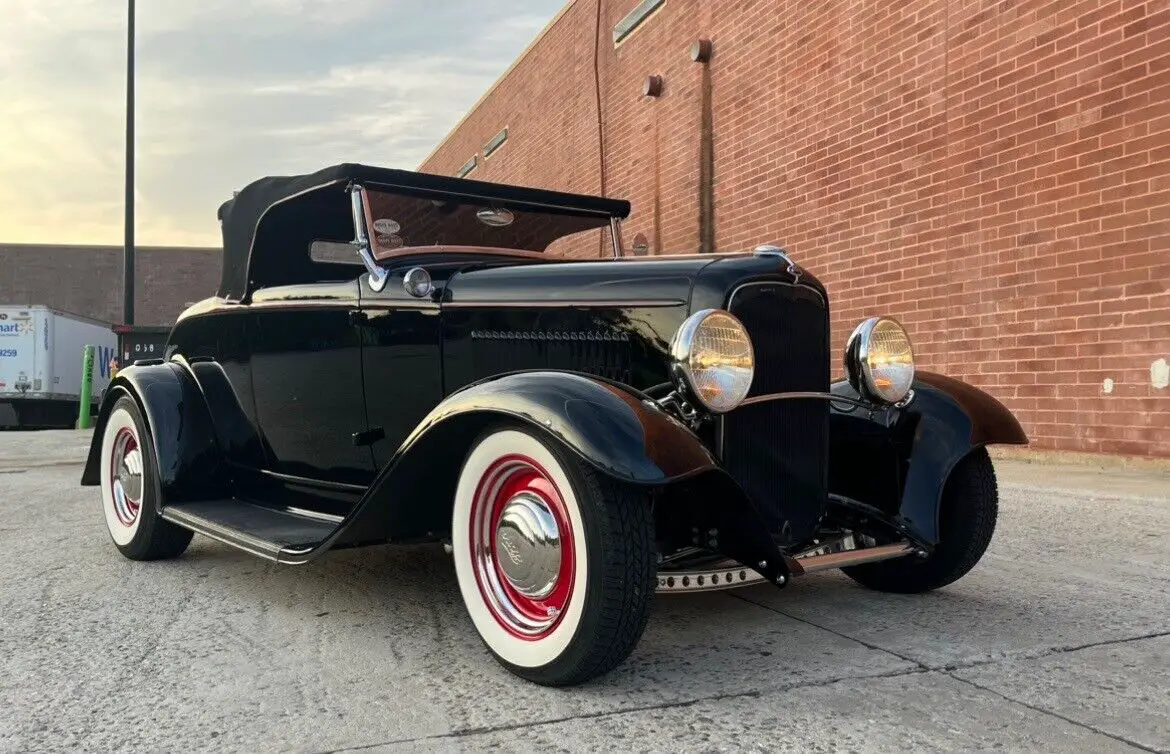 1932 ford roadster convertible black rwd automatic barn find henry roadster