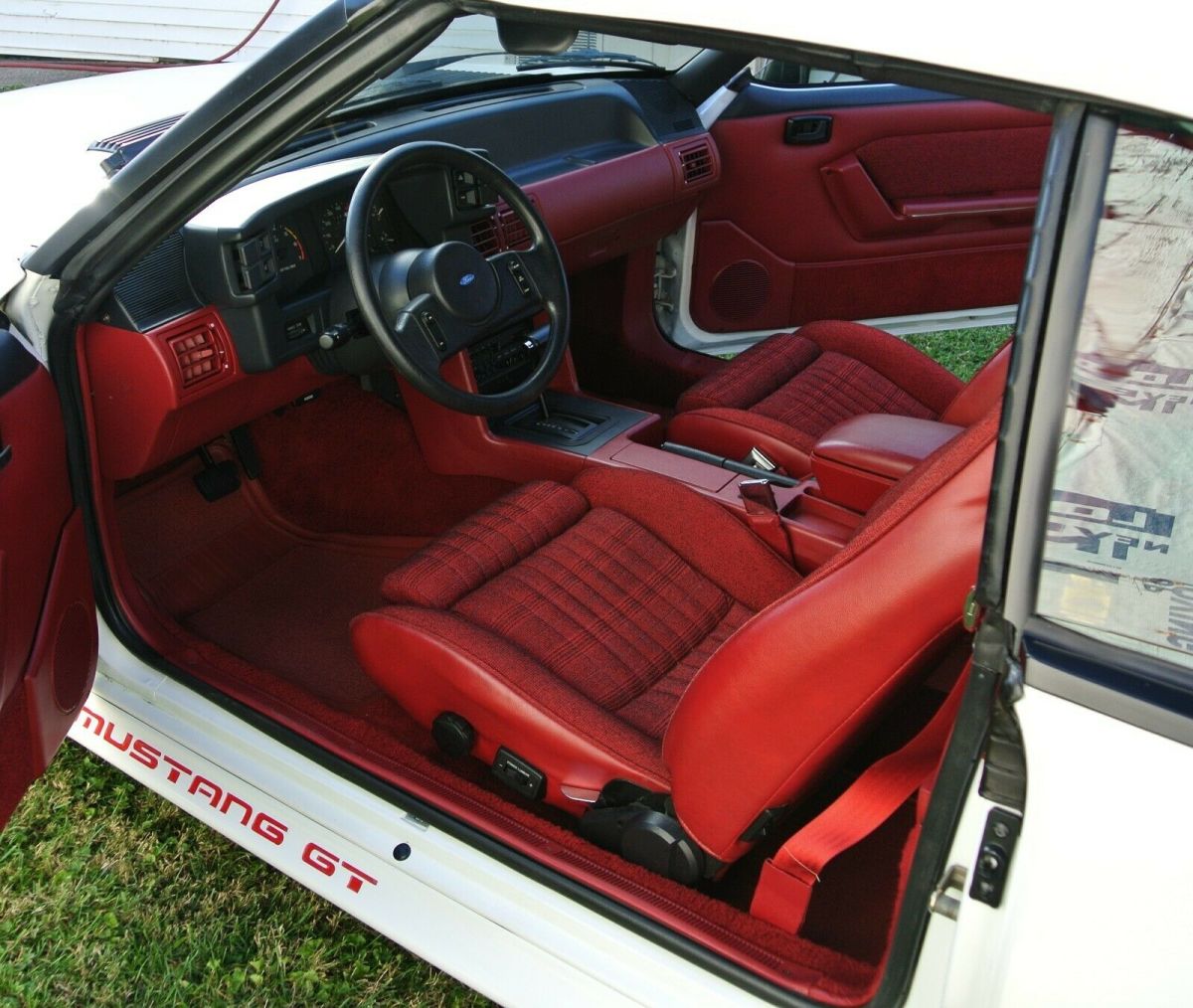 1988 ford mustang gt 5.0 convertible 1 owner 7141 actual miles v-8 auto
