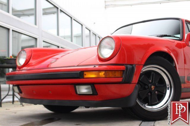 1984 porsche 911 carrera coupe 109381 miles guards red