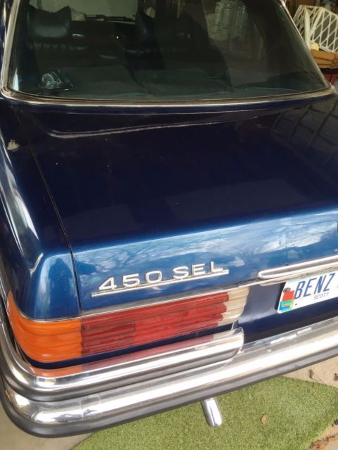1976 mercedes benz 450sel, low mileage european model, vintage lots of chromes!
