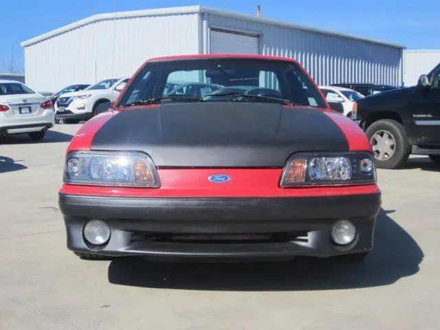 1990 ford mustang gt 83966 miles red 2d hatchback manual