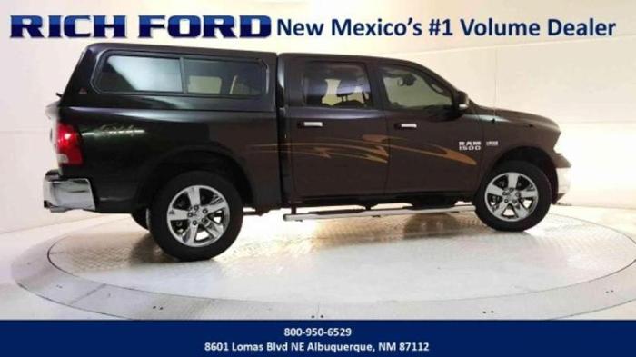 2017 ram ram pickup 1500 slt 4x4 slt 4dr crew cab 5.5 ft. sb pickup for sale in albuquerque, new mexico