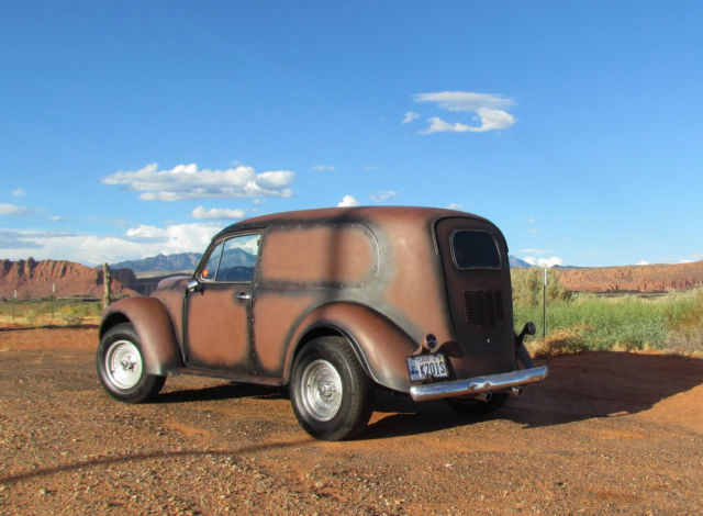 custom rat rod volkswagen 1940's panel delivery wagon beach party bug l@@k