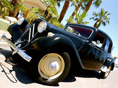 no reserve 1953 citroen traction avanti 3 owner restored california classic