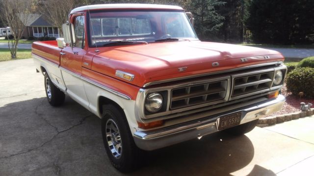 1971 ford f-250 truck custom