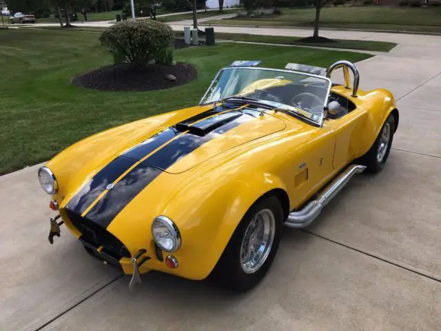 1965 shelby cobra replica unique motorcars build! 351c / 5 speed / jaguar rear!