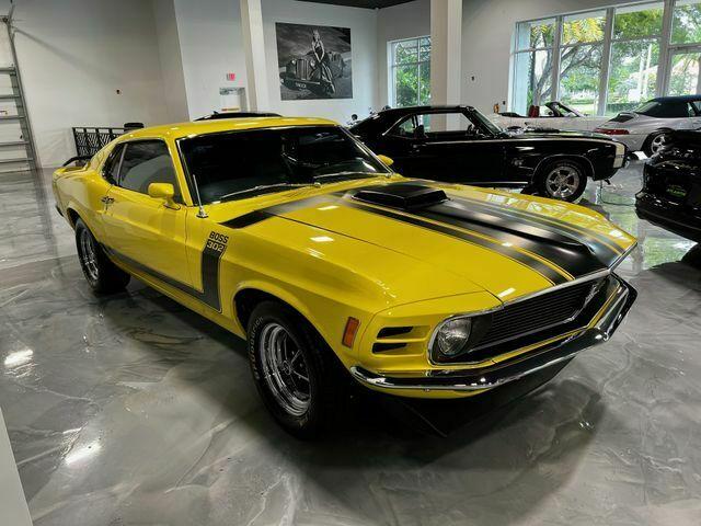 1970 ford mustang boss 302 v8 manual 100 miles yellow