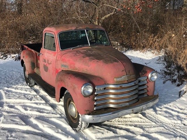 1949 5 window deluxe chevrolet pickup truck 9' foot bed one ton 3800