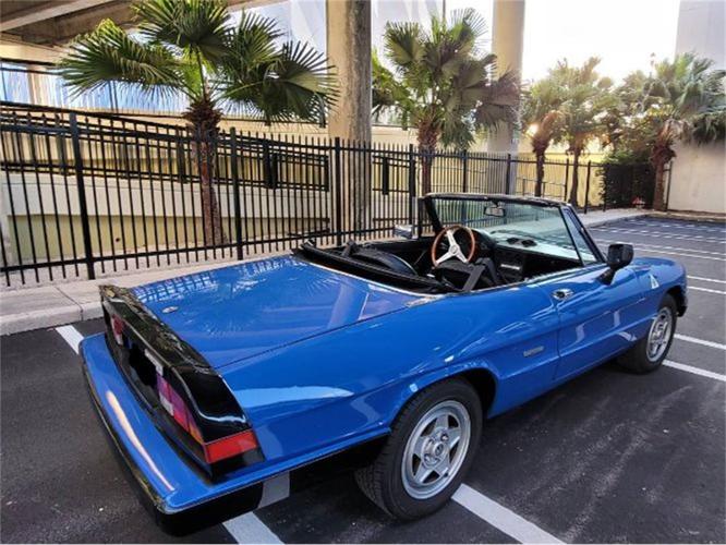 1986 alfa romeo 2000 spider veloce in cadillac, michigan