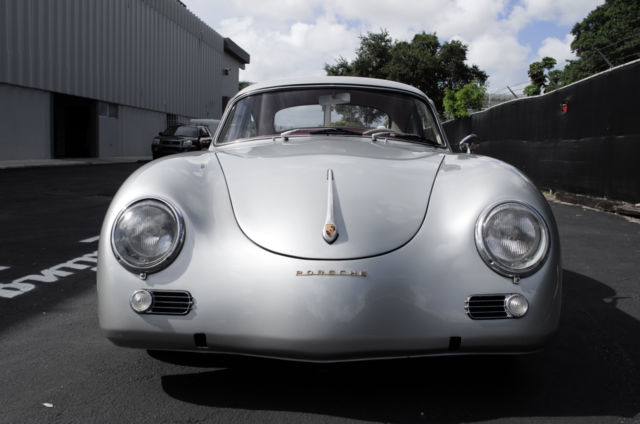 1958 porsche 356a super 1600 reutter coupe, silver, 356 1600s, kardex & coa