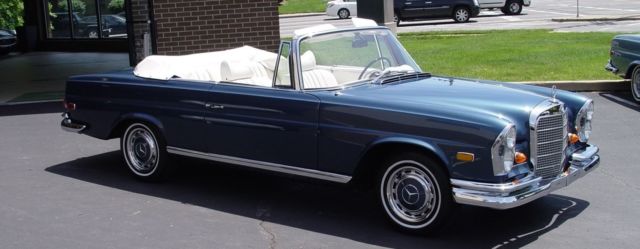 1969 mercedes-benz 280se cabriolet 64,795 original miles!