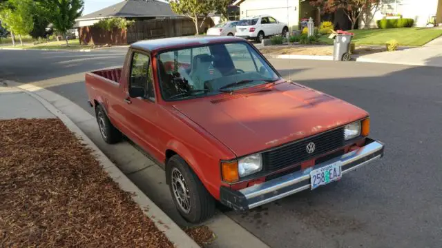 1981 volkswagen rabbit pickup vw caddy mk1 mki rust free straight truck!!!!