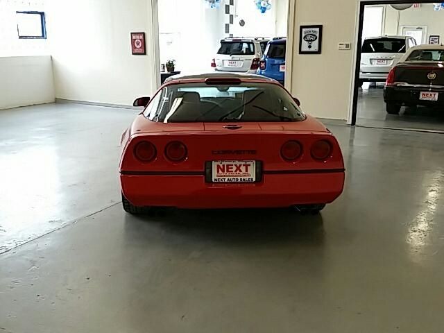 1990 chevrolet corvette coupe 88810 miles red v-8 350 automatic