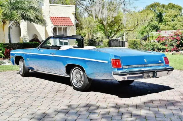 striking 1975 oldsmobile delta 88 convertible a/c power steering, power top