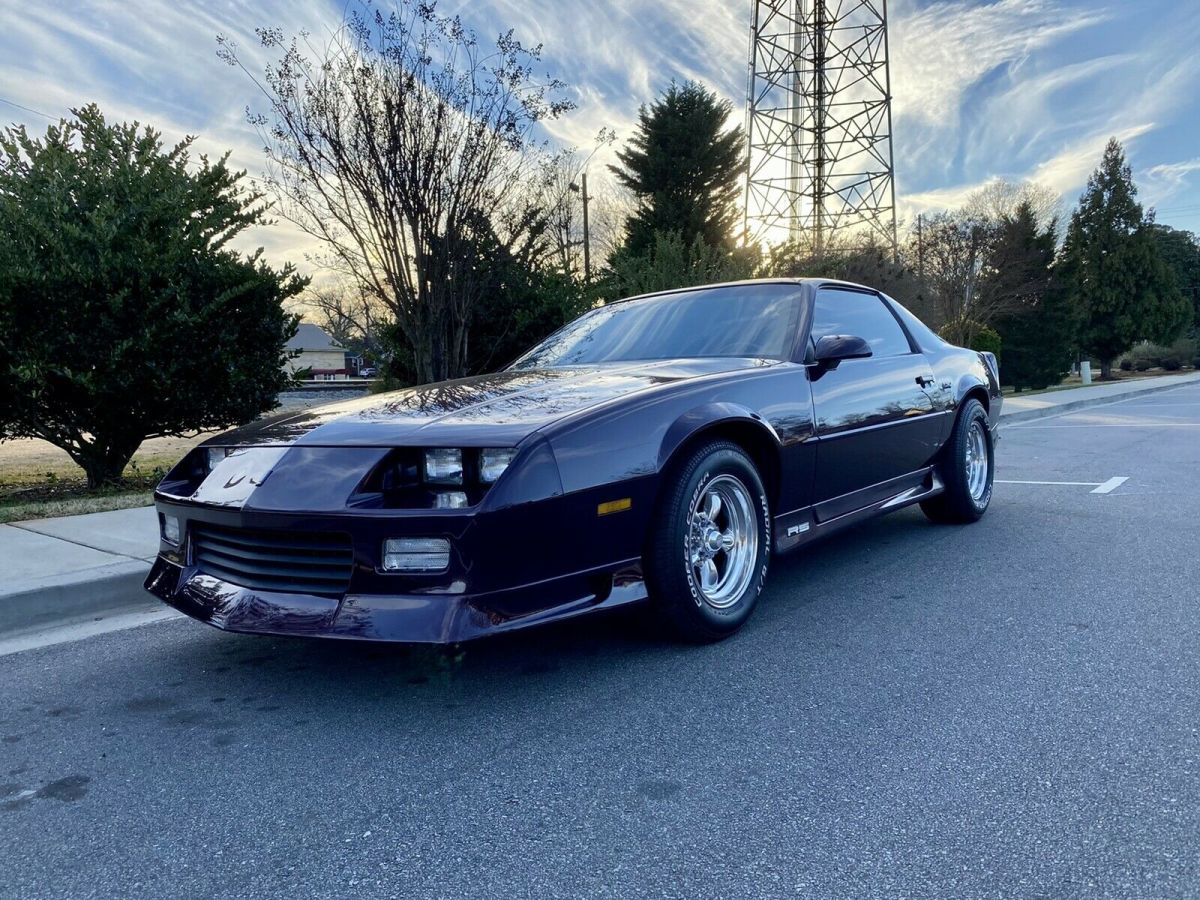 1992 chevrolet camaro coupe purple rwd manual rs