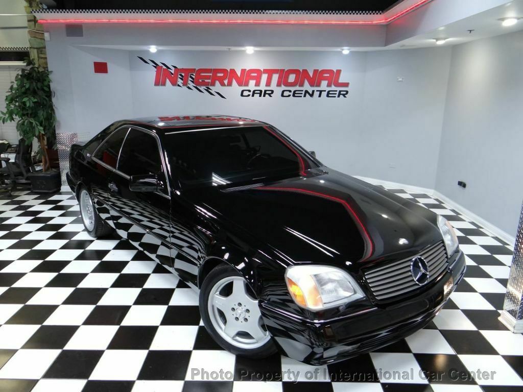 94 mercedes s600 v12 w140 coupe fully serviced black/black amg wheels stunning!