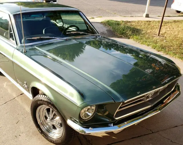 beautiful green 1967 ford mustang c4 automatic 102k original miles restored