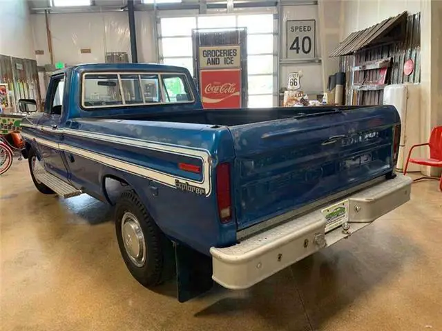 ford f-250 blue with 21,189 miles, for sale!