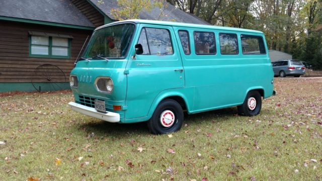 1965 ford e-series van falcon station bus