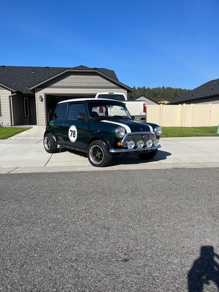 1971 mini coupe coupe green fwd manual