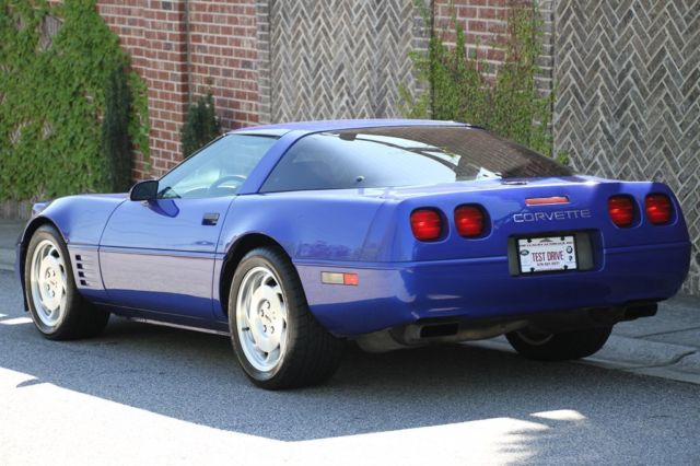 1994 chevrolet corvette base 81,146 miles blue 2d coupe auto