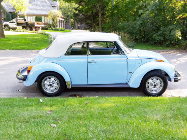 1979 vw super beetle convertible - only 28k original miles!