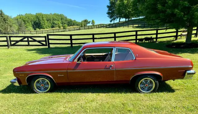 1974 pontiac ventura coupe brown rwd automatic
