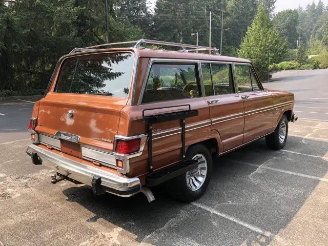 1982 jeep wagoneer brougham 57651 miles brown suv automatic