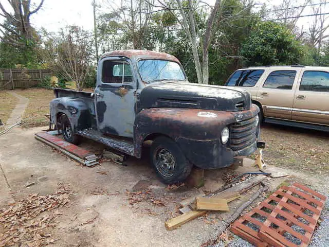 1949 ford f1 pickup 351 wwindsor v8 c4 trans holly carb
