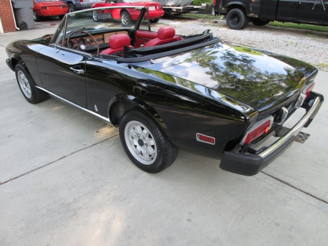 1976 fiat 124 spider 43k! new eng! dual webers new suspension brakes top paint