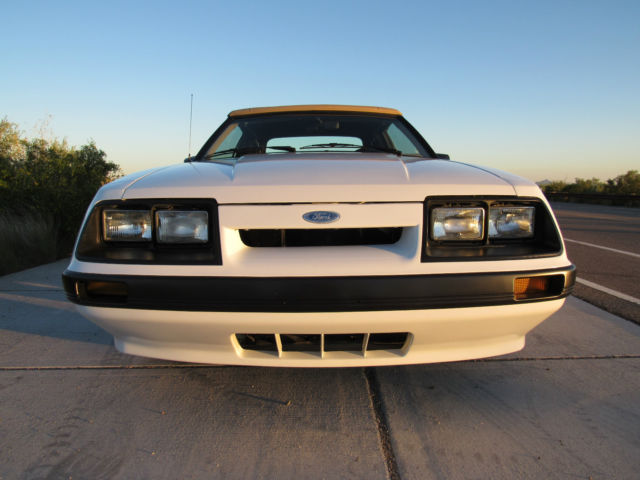 gorgeous 1986 ford mustang lx convertible 2-door 5.0l - one owner