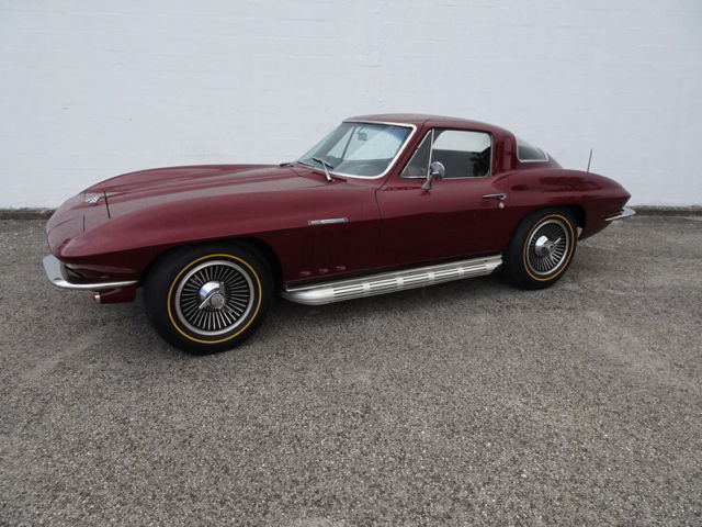 1965 chevrolet corvette sting ray, milano maroon with 60702 miles available now!